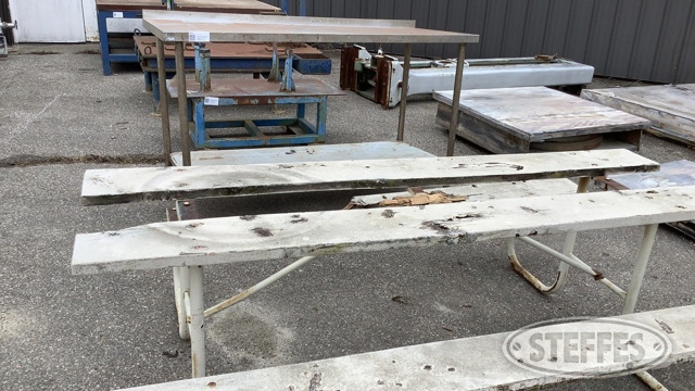 Steel Work Bench & Picnic Table